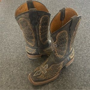 Corral Cowgirl Boots, Youth Size 3